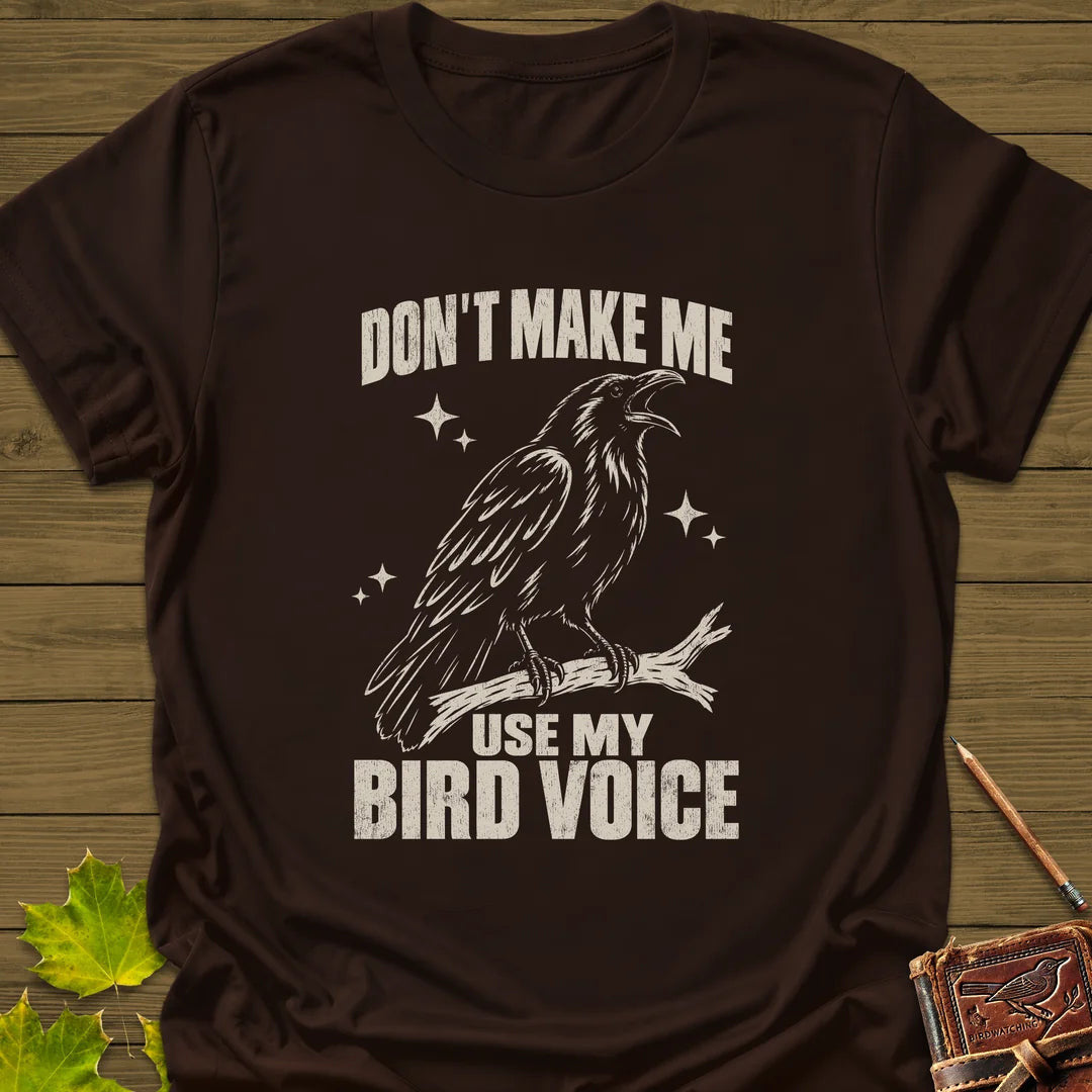 Bird Voice T-Shirt - Graphic Tee - Gift for Bird Lovers - Unisex