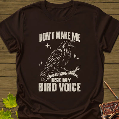 Bird Voice T-Shirt - Graphic Tee - Gift for Bird Lovers - Unisex