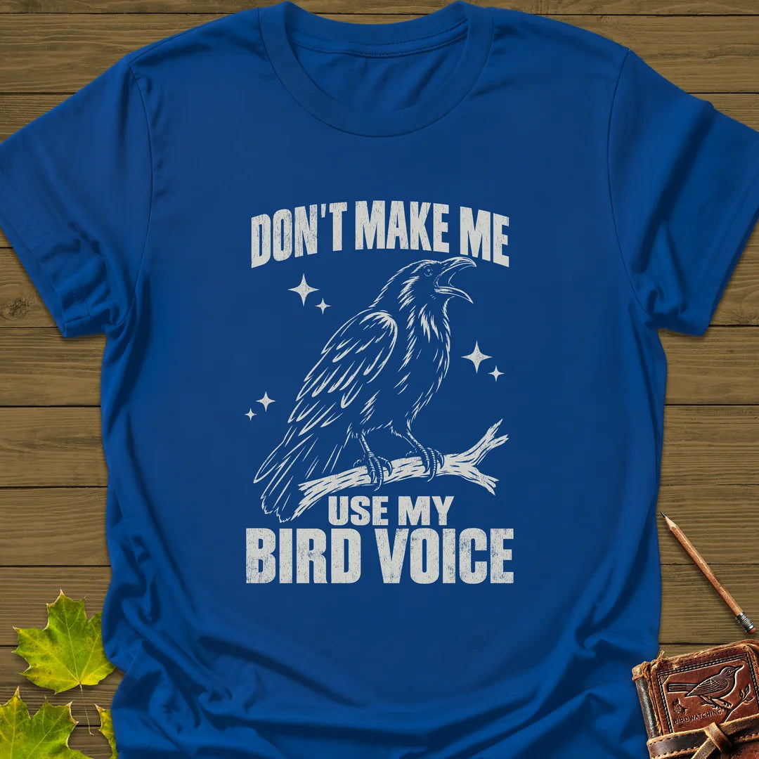 Bird Voice T-Shirt - Graphic Tee - Gift for Bird Lovers - Unisex