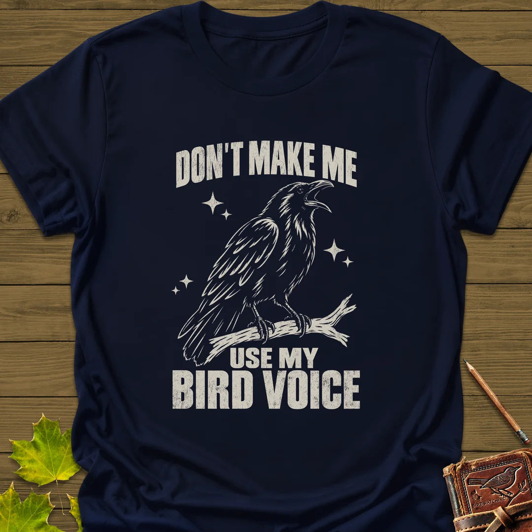 Bird Voice T-Shirt - Graphic Tee - Gift for Bird Lovers - Unisex