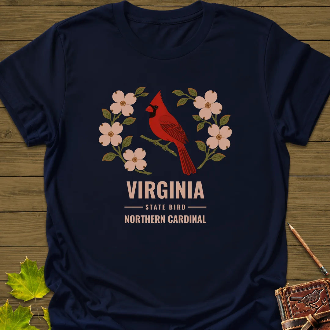 Virginia State Bird T-Shirt - Graphic Tee - Gift for Bird Lovers - Unisex