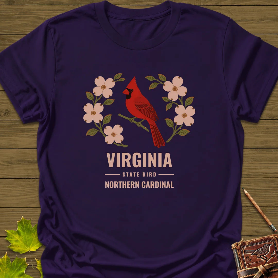Virginia State Bird T-Shirt - Graphic Tee - Gift for Bird Lovers - Unisex