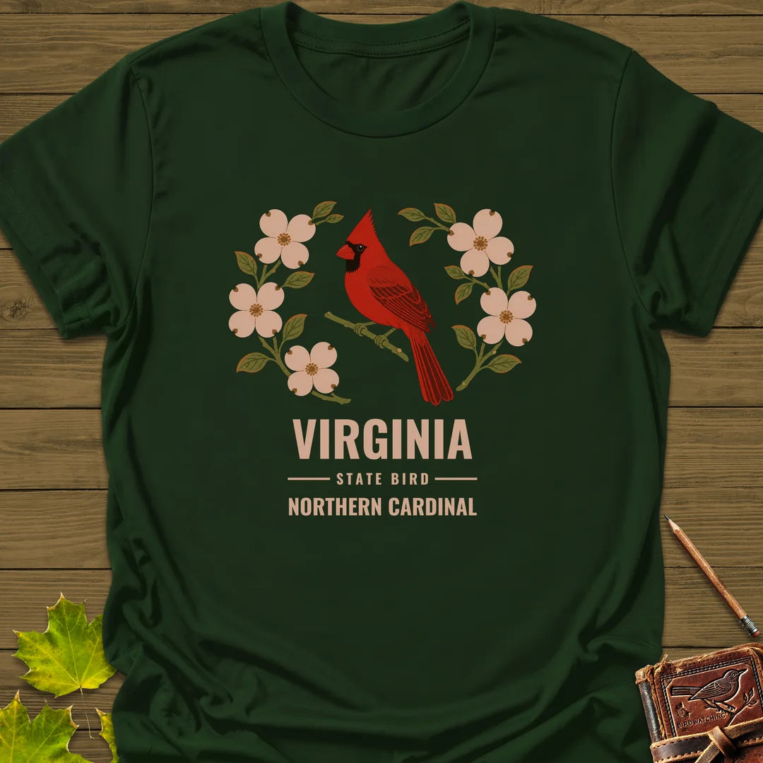 Virginia State Bird T-Shirt - Graphic Tee - Gift for Bird Lovers - Unisex