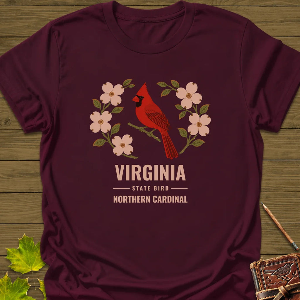 Virginia State Bird T-Shirt - Graphic Tee - Gift for Bird Lovers - Unisex