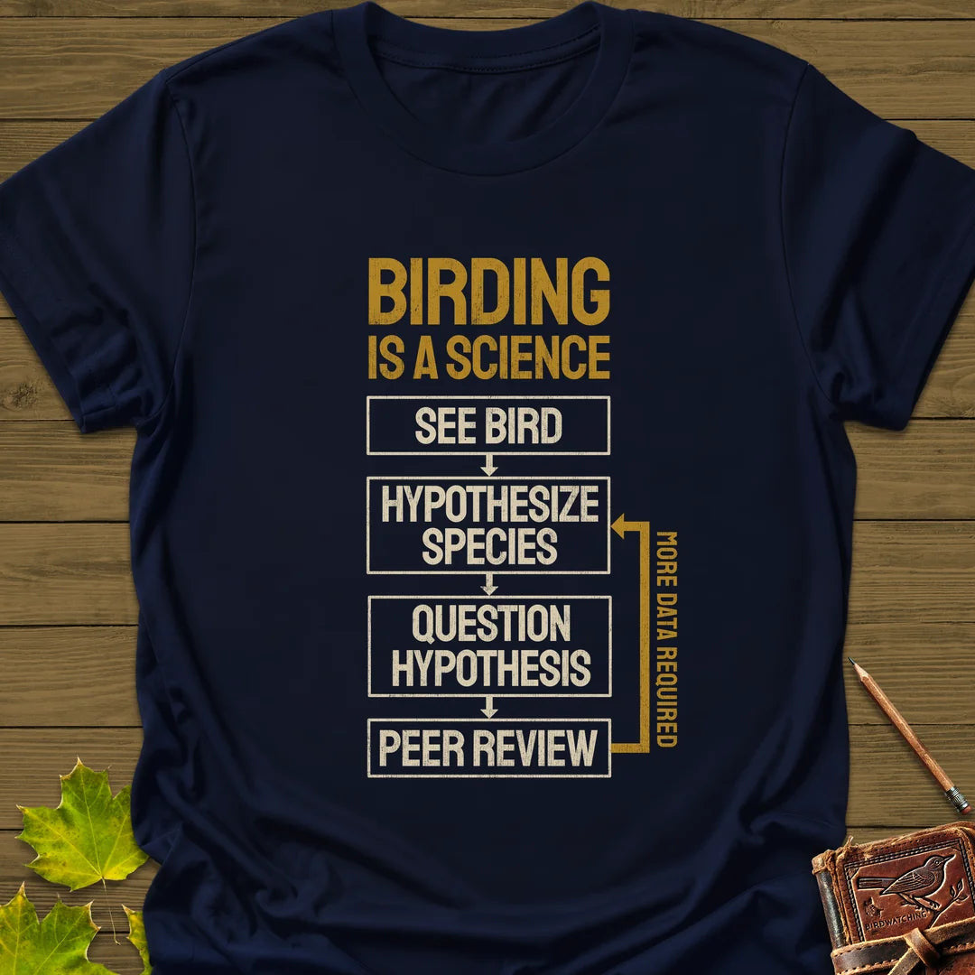 Birding Method T-Shirt - Bird Graphic Tee - Gift for Bird Lovers - Unisex