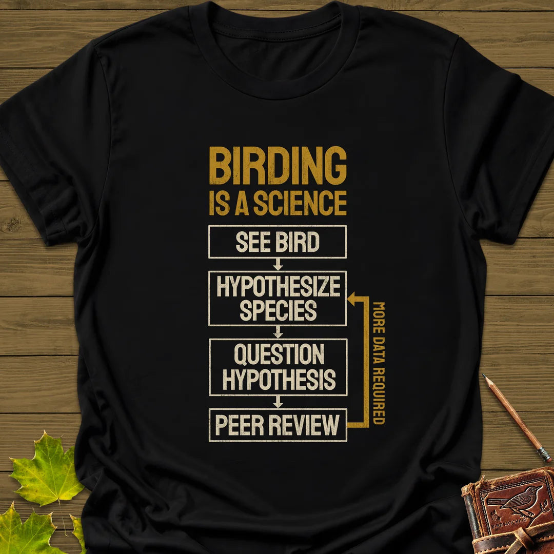 Birding Method T-Shirt - Bird Graphic Tee - Gift for Bird Lovers - Unisex