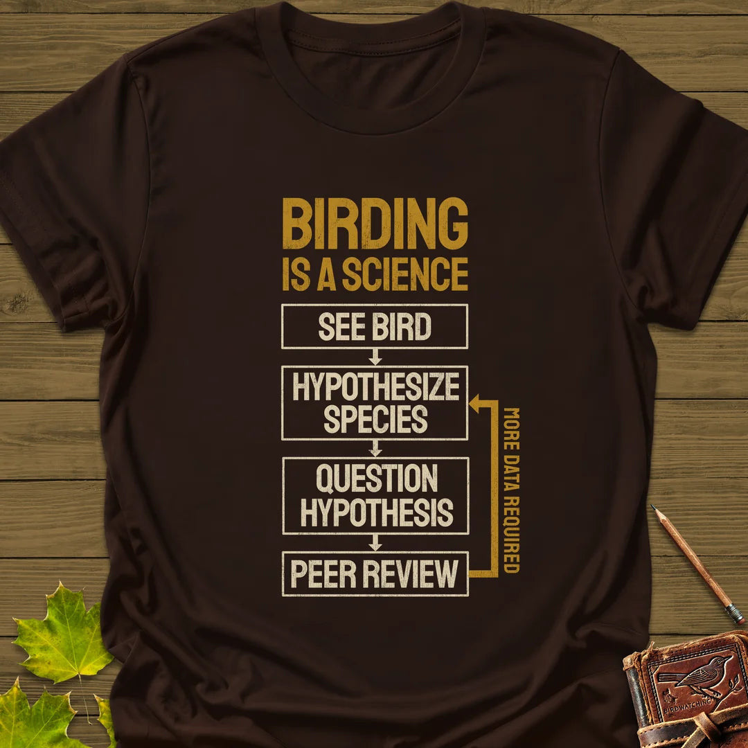 Birding Method T-Shirt - Bird Graphic Tee - Gift for Bird Lovers - Unisex