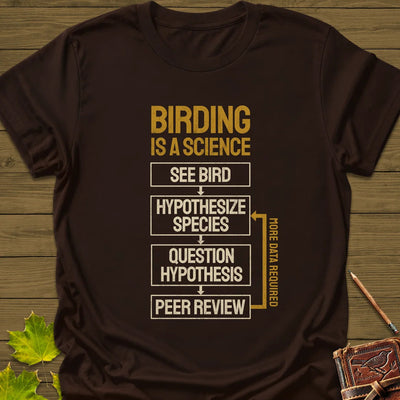 Birding Method T-Shirt - Bird Graphic Tee - Gift for Bird Lovers - Unisex