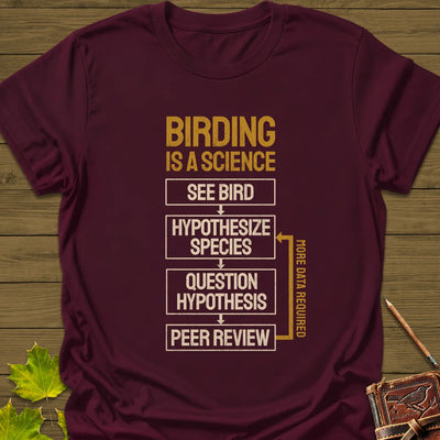 Birding Method T-Shirt - Bird Graphic Tee - Gift for Bird Lovers - Unisex