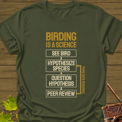 Birding Method T-Shirt - Bird Graphic Tee - Gift for Bird Lovers - Unisex