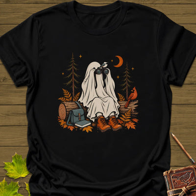 Ghost Birder Watch T-Shirt - Bird Graphic Tee - Gift for Bird Lovers - Unisex