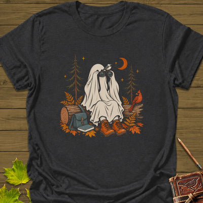 Ghost Birder Watch T-Shirt - Bird Graphic Tee - Gift for Bird Lovers - Unisex