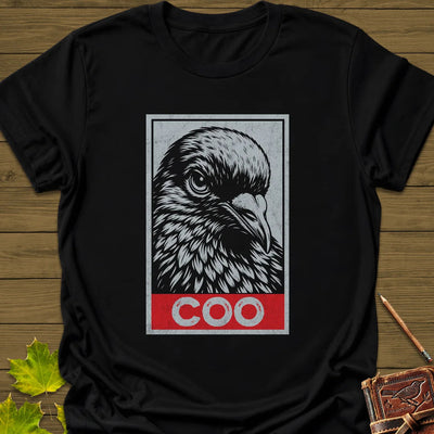 Coo T-Shirt - Bird Graphic Tee - Gift for Bird Lovers - Unisex