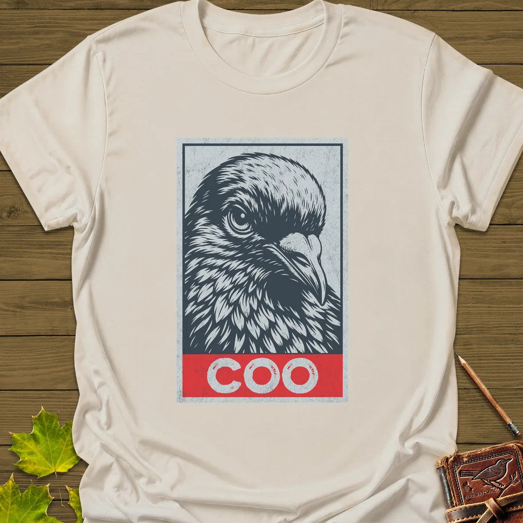 Coo T-Shirt - Bird Graphic Tee - Gift for Bird Lovers - Unisex