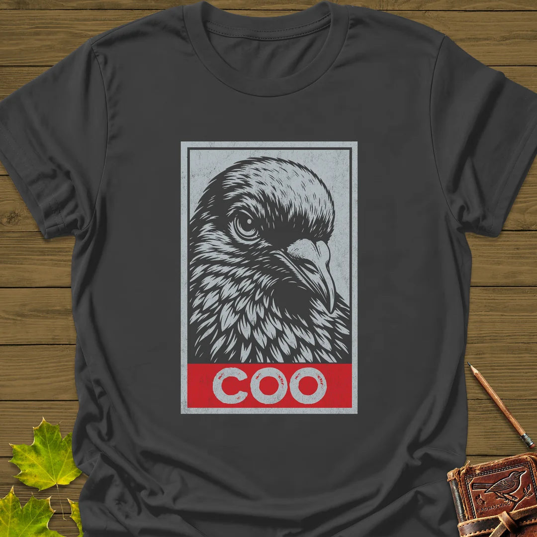 Coo T-Shirt - Bird Graphic Tee - Gift for Bird Lovers - Unisex