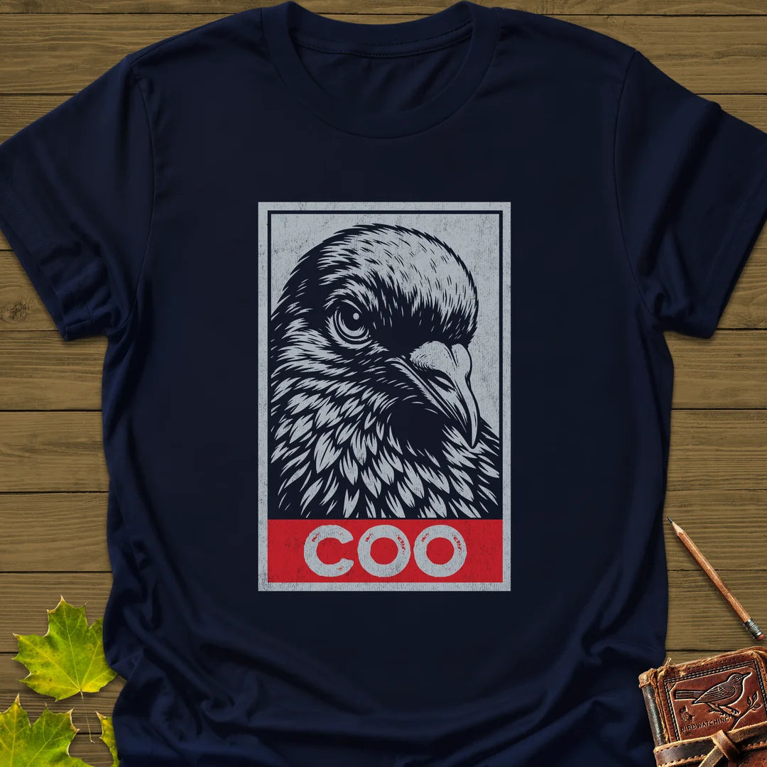 Coo T-Shirt - Bird Graphic Tee - Gift for Bird Lovers - Unisex