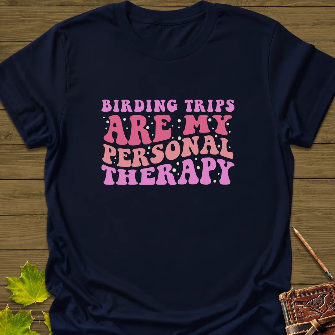 Personal Therapy T-Shirt - Bird Graphic Tee - Gift for Bird Lovers - Unisex