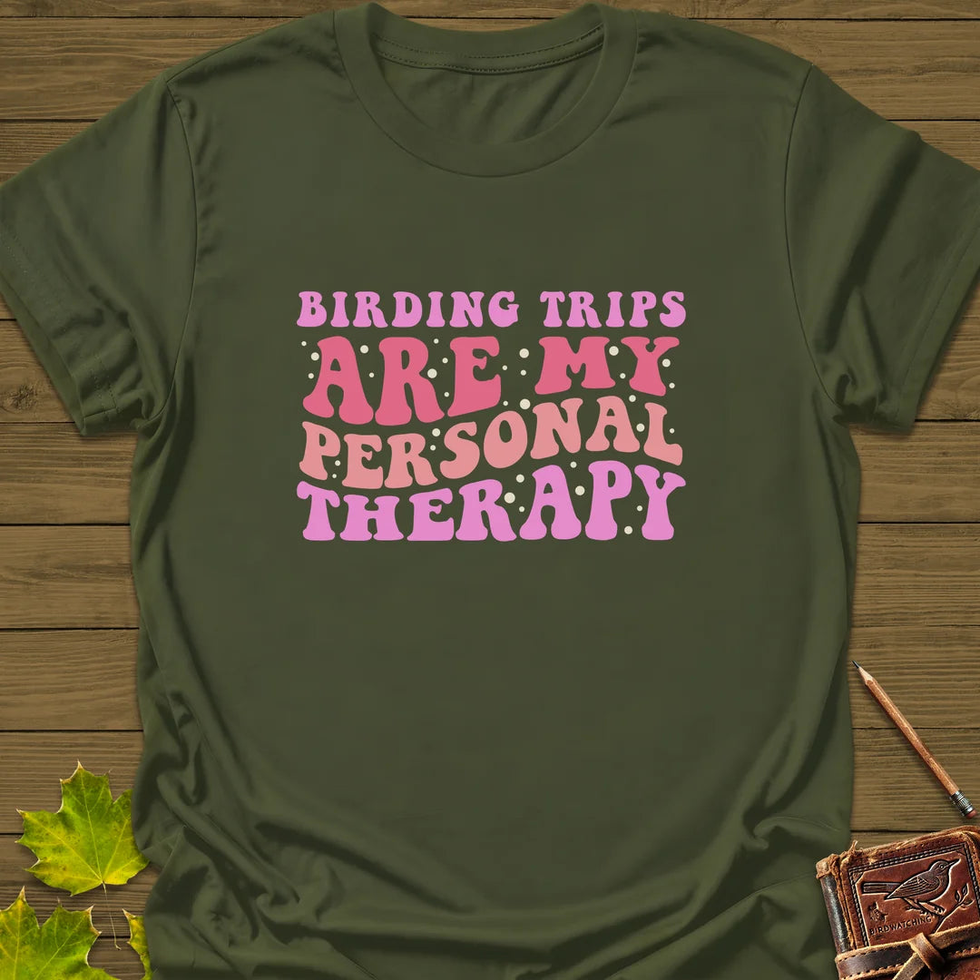 Personal Therapy T-Shirt - Bird Graphic Tee - Gift for Bird Lovers - Unisex