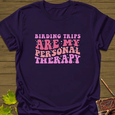 Personal Therapy T-Shirt - Bird Graphic Tee - Gift for Bird Lovers - Unisex