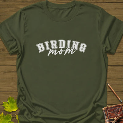 Birding Mom T-Shirt - Bird Graphic Tee - Gift for Bird Lovers - Unisex