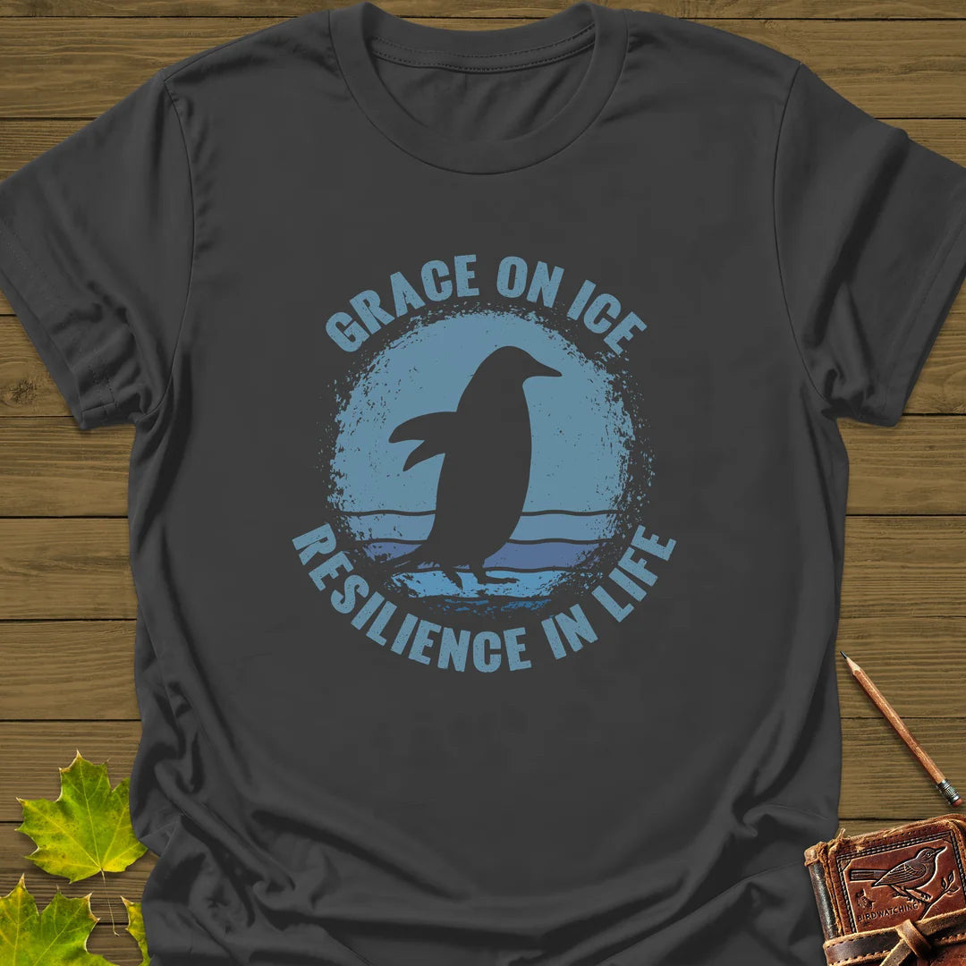 Grace on Ice T-Shirt - Bird Graphic Tee - Gift for Bird Lovers - Unisex