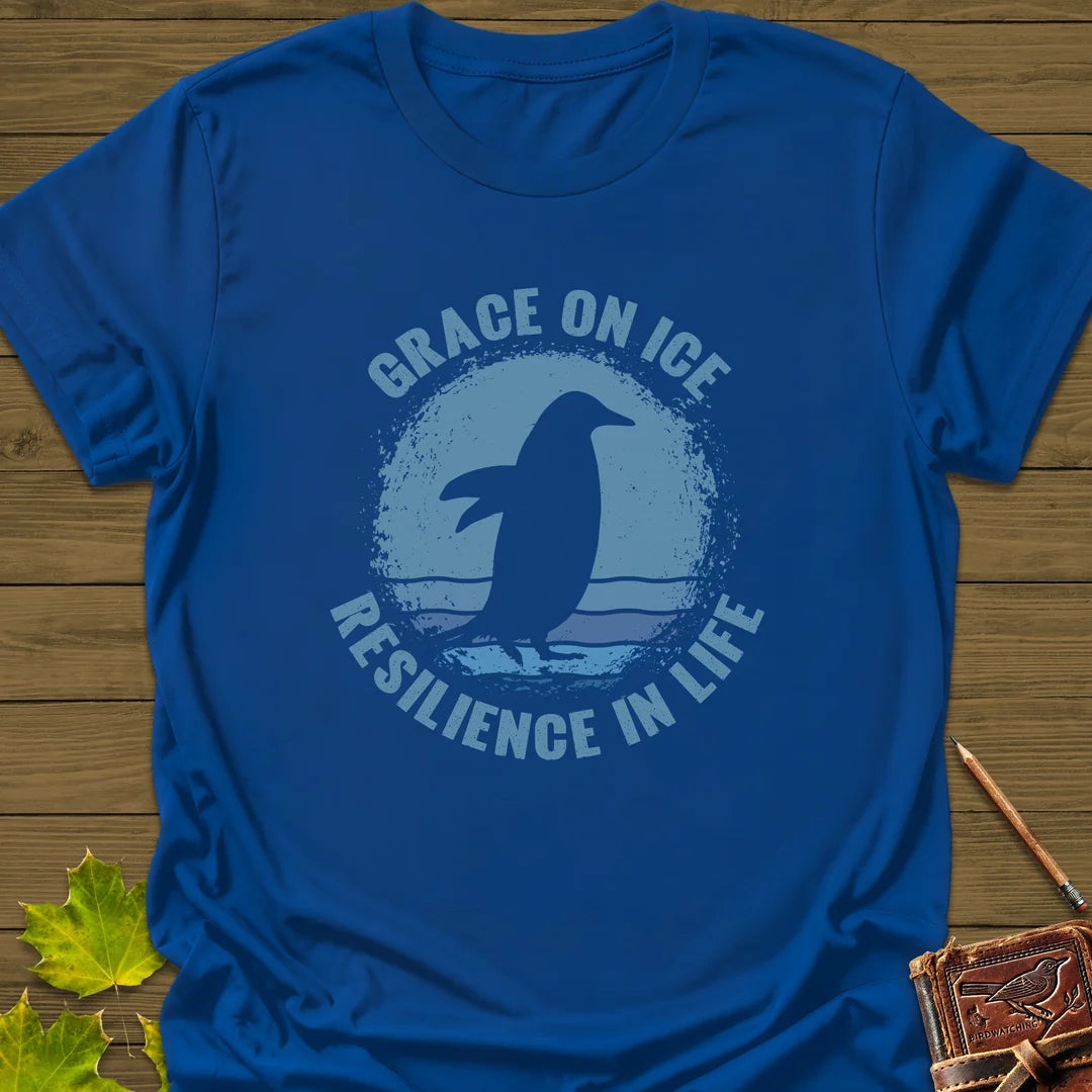 Grace on Ice T-Shirt - Bird Graphic Tee - Gift for Bird Lovers - Unisex