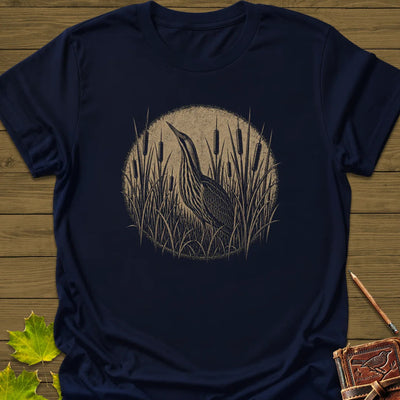 Hidden Bittern T-Shirt - Bird Graphic Tee - Gift for Bird Lovers - Unisex