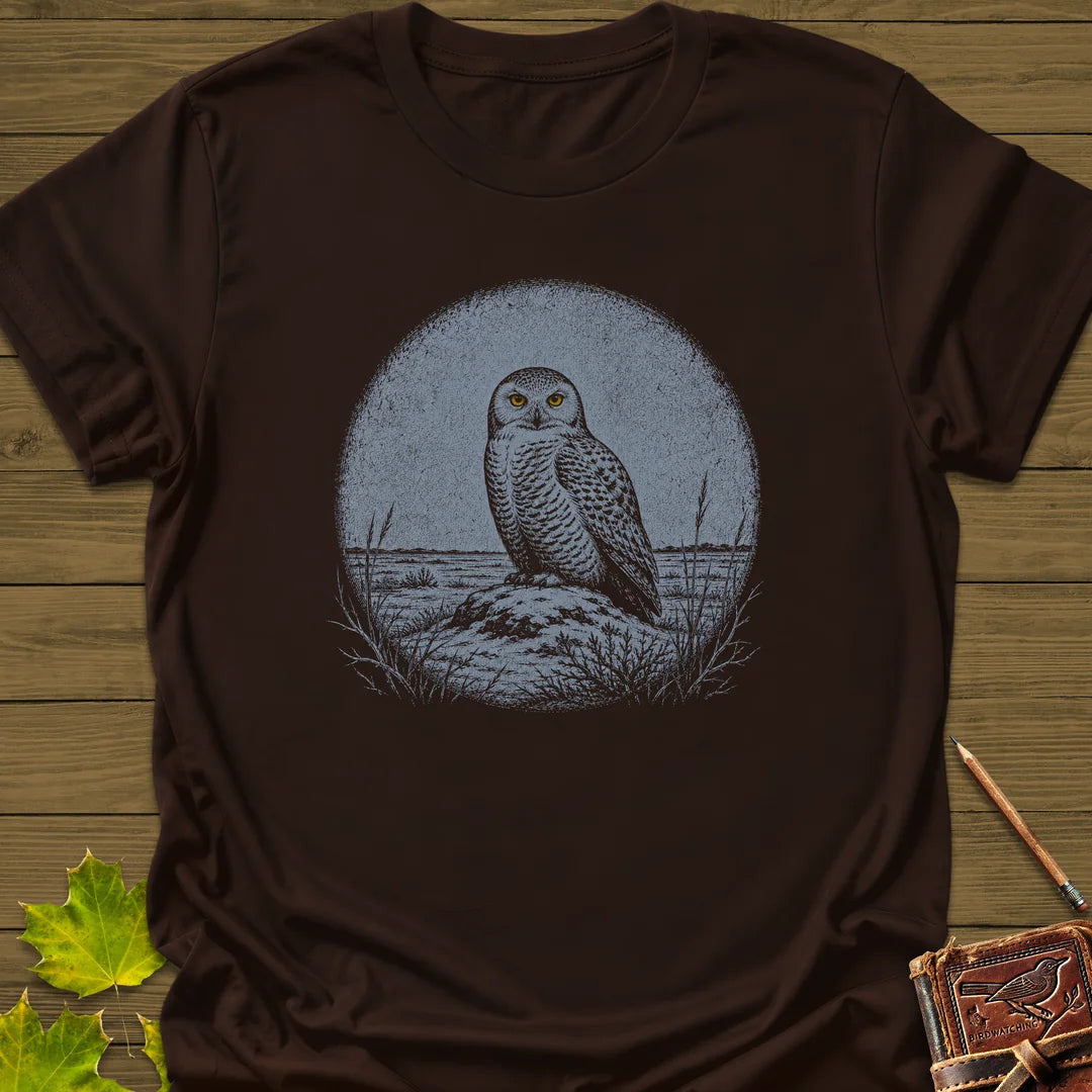 Tundra Owl T-Shirt - Bird Graphic Tee - Gift for Bird Lovers - Unisex