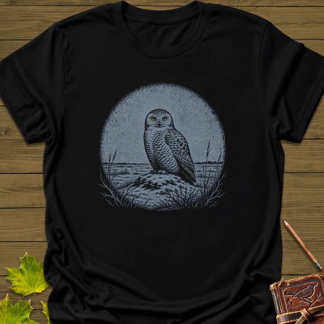 Tundra Owl T-Shirt - Bird Graphic Tee - Gift for Bird Lovers - Unisex