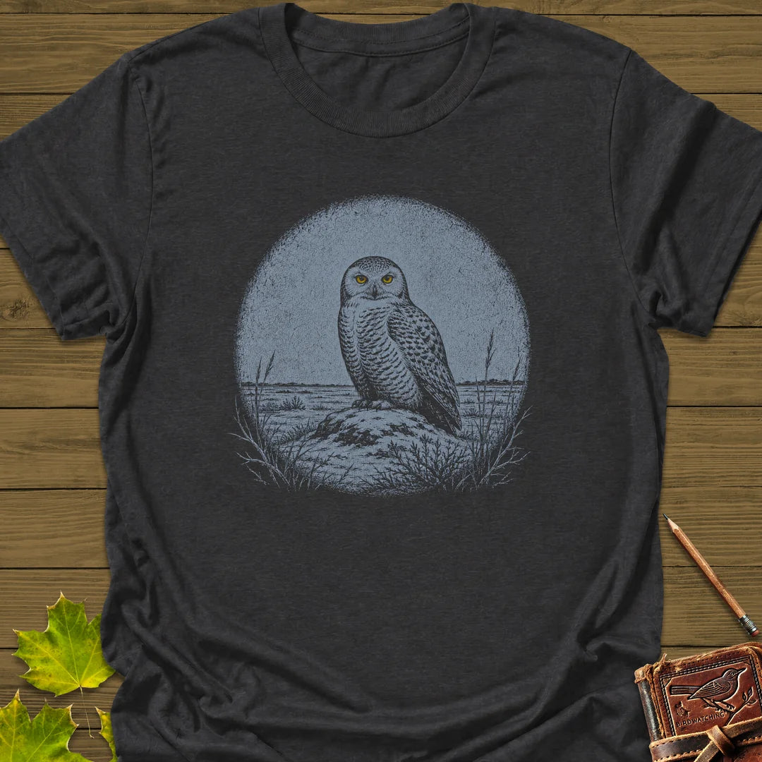 Tundra Owl T-Shirt - Bird Graphic Tee - Gift for Bird Lovers - Unisex