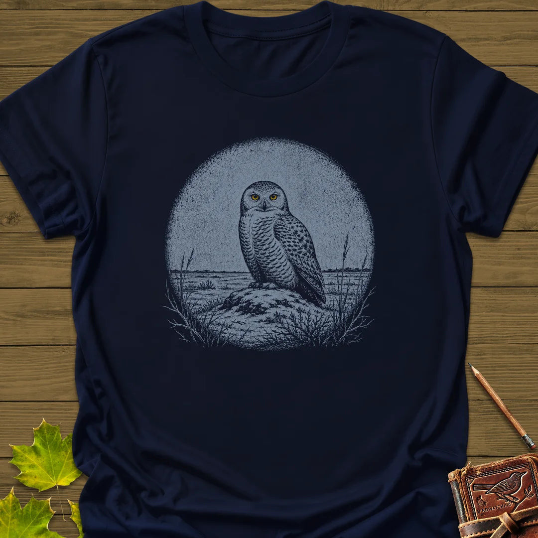 Tundra Owl T-Shirt - Bird Graphic Tee - Gift for Bird Lovers - Unisex