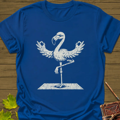 Flamingo Yoga T-Shirt - Bird Graphic Tee - Gift for Bird Lovers - Unisex