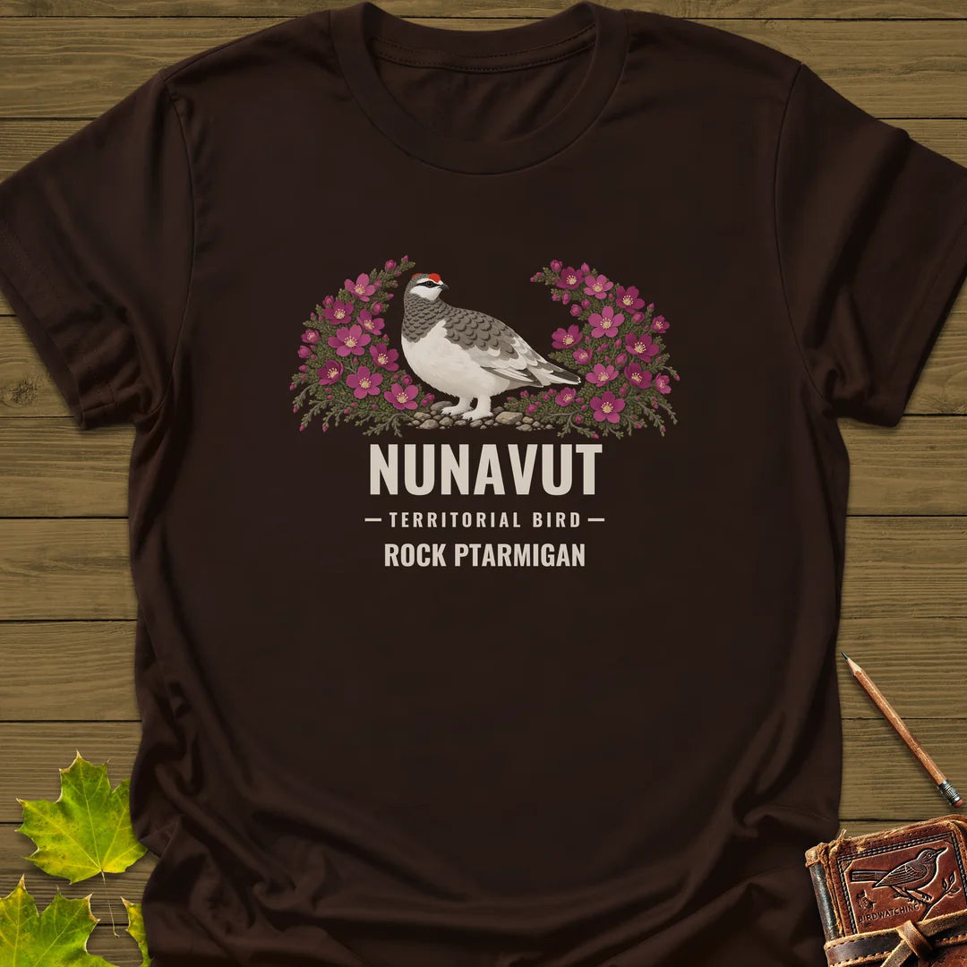 Nunavut Territorial Bird T-Shirt - Graphic Tee - Gift for Bird Lovers - Unisex
