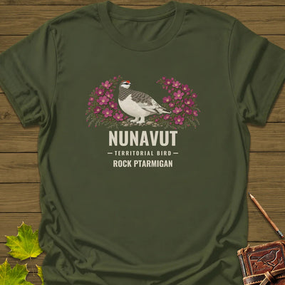 Nunavut Territorial Bird T-Shirt - Graphic Tee - Gift for Bird Lovers - Unisex
