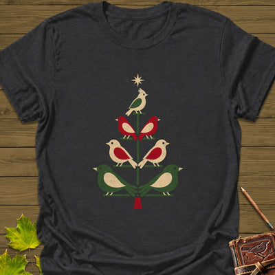Bird Tree Ornaments T-Shirt - Graphic Tee - Gift for Bird Lovers - Unisex