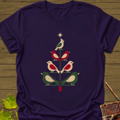 Bird Tree Ornaments T-Shirt - Graphic Tee - Gift for Bird Lovers - Unisex