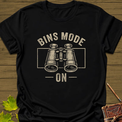 Bins Mode On T-Shirt - Bird Graphic Tee - Gift for Bird Lovers - Unisex