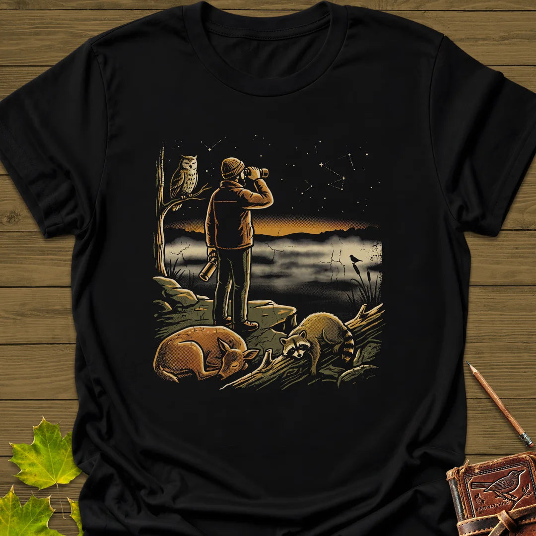 Dawn Birding T-Shirt - Bird Graphic Tee - Gift for Bird Lovers - Unisex