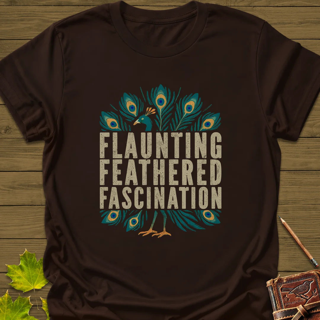 Feathered Fascination T-Shirt - Bird Graphic Tee - Gift for Bird Lovers - Unisex