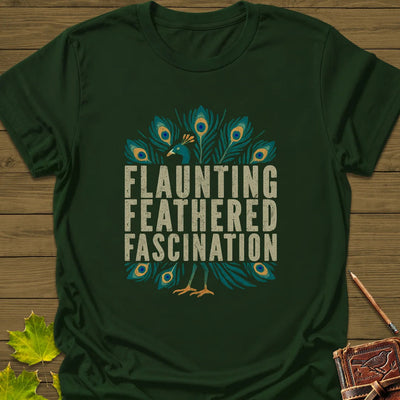 Feathered Fascination T-Shirt - Bird Graphic Tee - Gift for Bird Lovers - Unisex