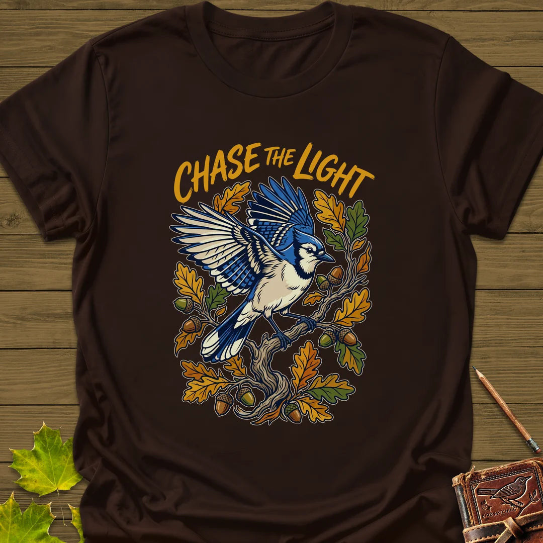 Chase The Light T-Shirt - Bird Graphic Tee - Gift for Bird Lovers - Unisex
