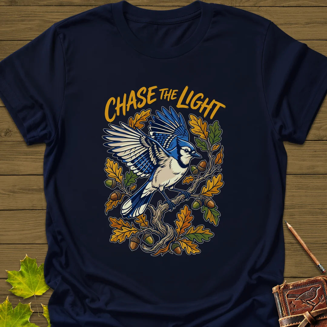 Chase The Light T-Shirt - Bird Graphic Tee - Gift for Bird Lovers - Unisex