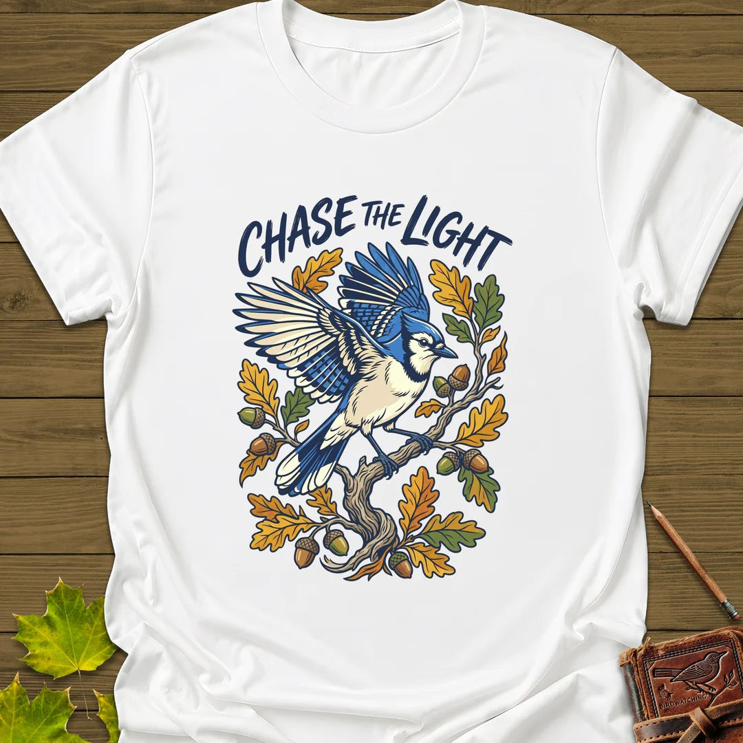 Chase The Light T-Shirt - Bird Graphic Tee - Gift for Bird Lovers - Unisex