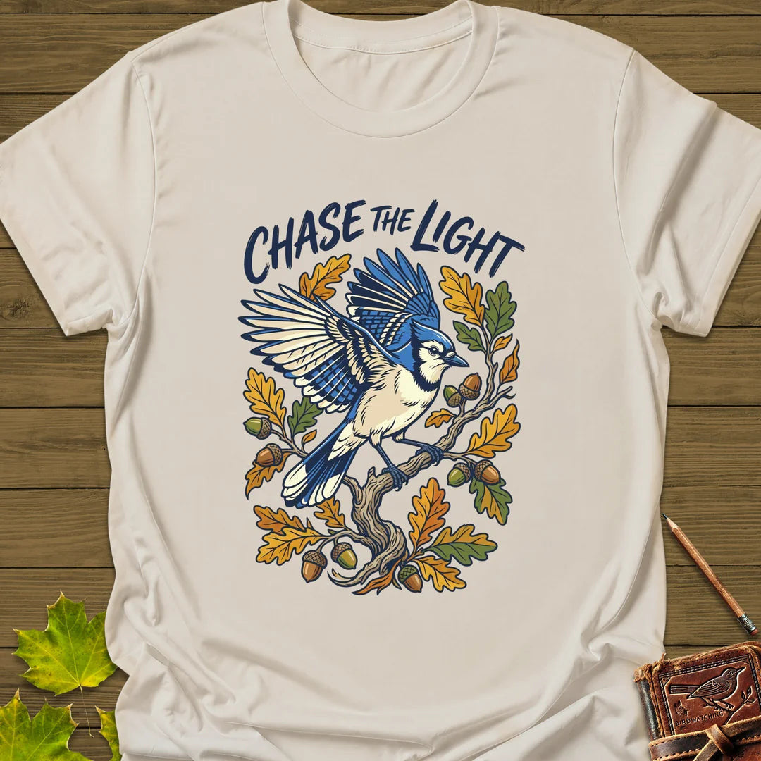 Chase The Light T-Shirt - Bird Graphic Tee - Gift for Bird Lovers - Unisex