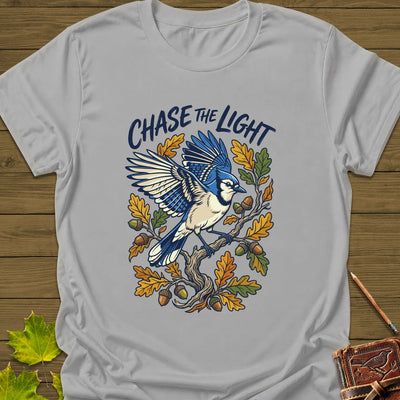 Chase The Light T-Shirt - Bird Graphic Tee - Gift for Bird Lovers - Unisex