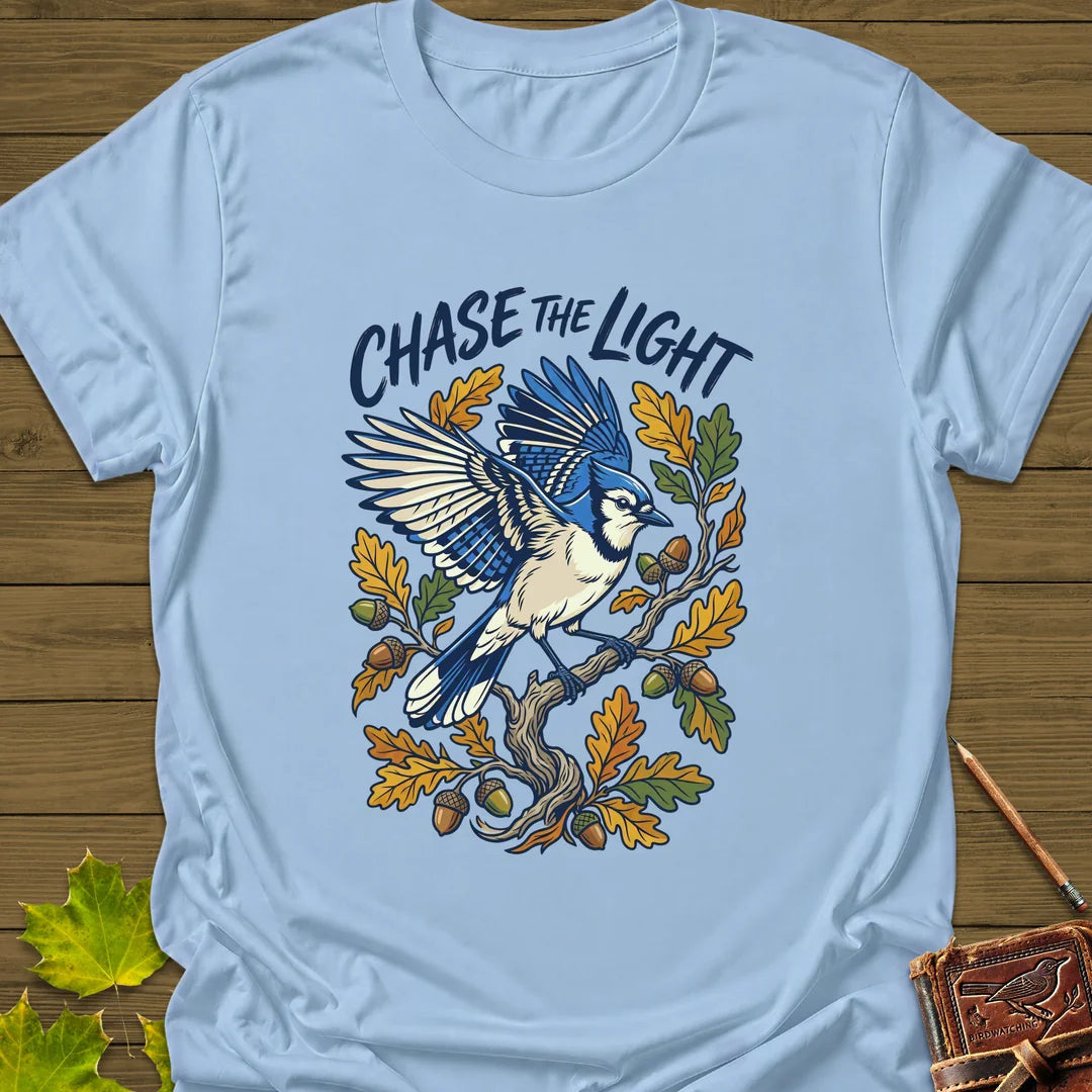 Chase The Light T-Shirt - Bird Graphic Tee - Gift for Bird Lovers - Unisex