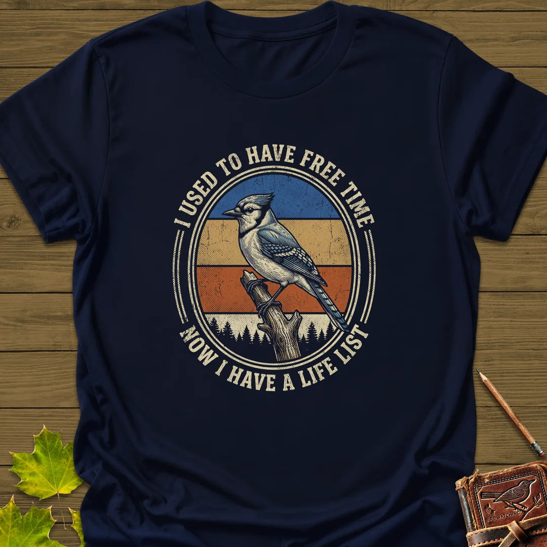 Free Time T-Shirt - Bird Graphic Tee - Gift for Bird Lovers - Unisex