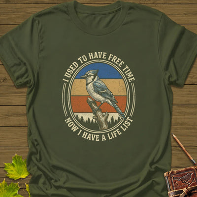 Free Time T-Shirt - Bird Graphic Tee - Gift for Bird Lovers - Unisex