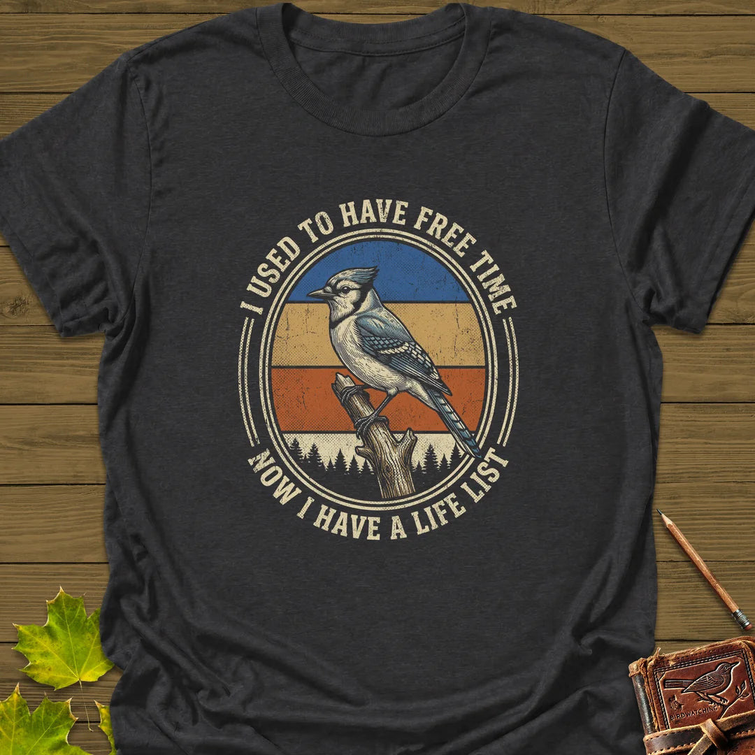 Free Time T-Shirt - Bird Graphic Tee - Gift for Bird Lovers - Unisex