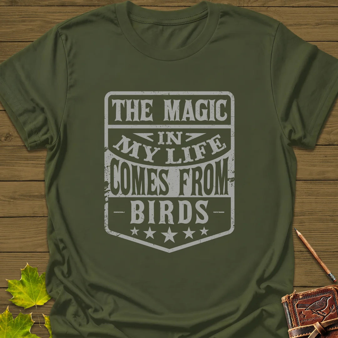 Bird Life Magic T-Shirt - Graphic Tee - Gift for Bird Lovers - Unisex